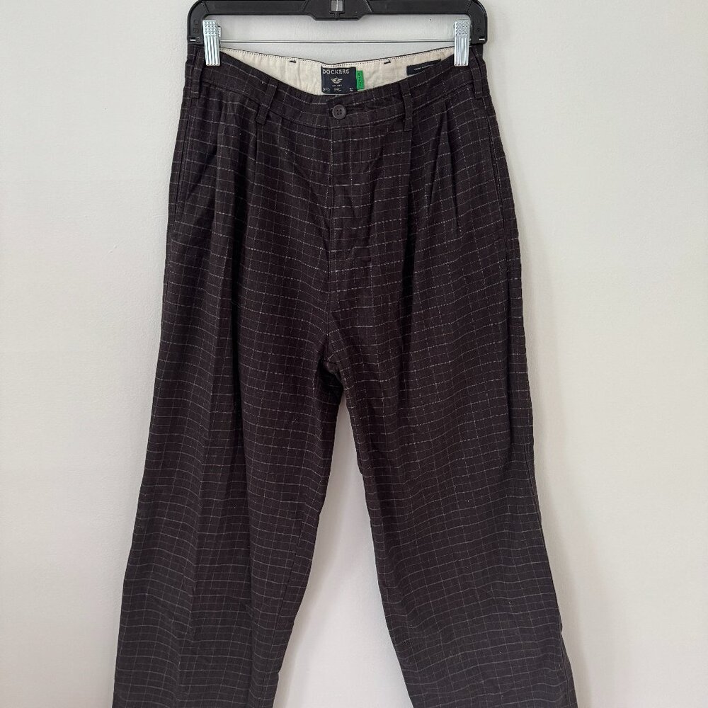 Docker's Menswear Inspired Brushed Cotton Pant - Size 29